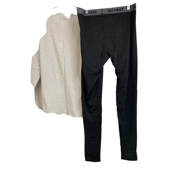 Old Navy & 32 Degrees Mens Thermal Top & Bottom Set M Base Layer 8205 - Picture 2 of 10